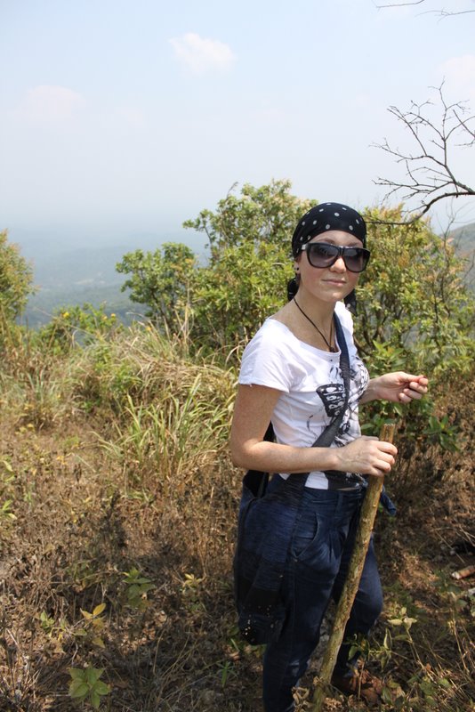India 2010 - Coorg - Honey Valley - Trek towards Tadiandamol - Homestay to Waterfall